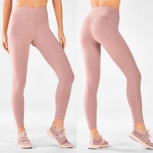 Fabletics High Waisted Heathered 7/8 Legging